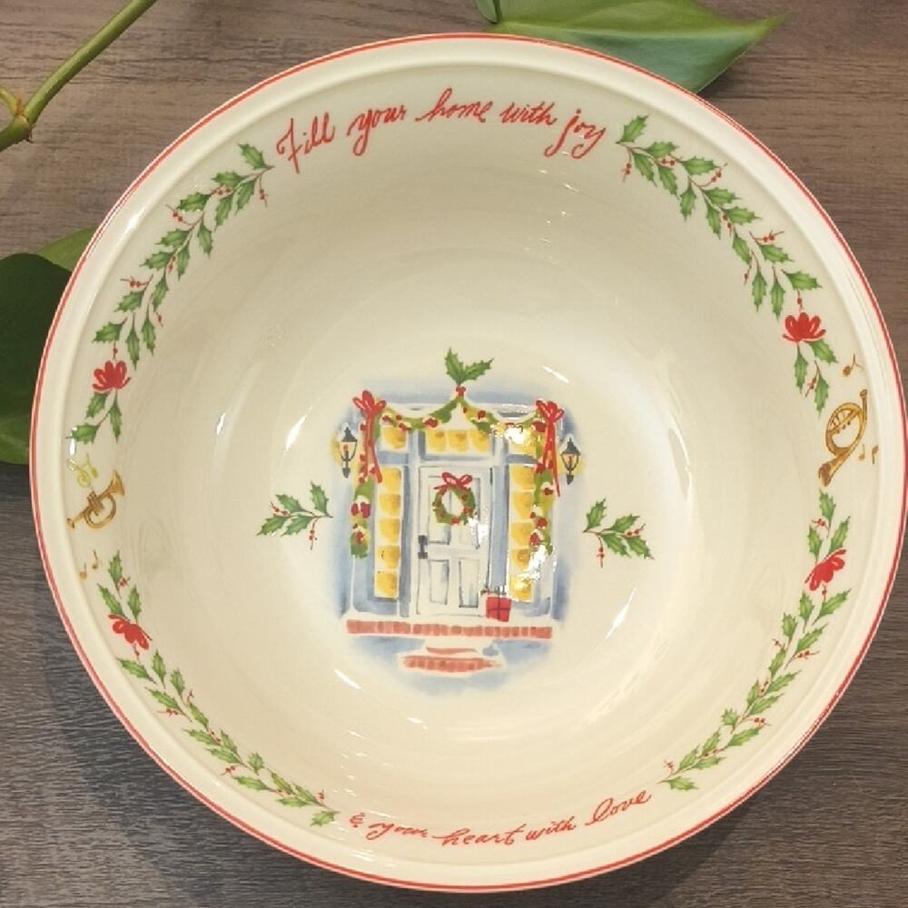 Lenox Holiday Fill Your Home with Joy 10" Bowl NWOT